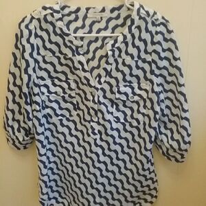 41 HAWTHORN STITCH FIX GEOMETRIC PRINT TOP. MEDIUM